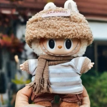 Knitted clothes for Labubu.