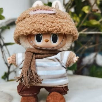 Knitted clothes for Labubu.