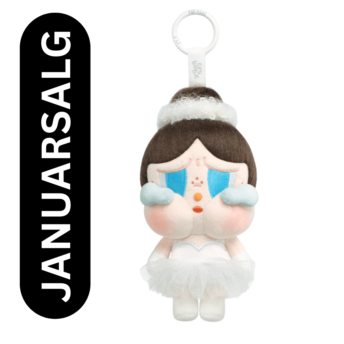 Crybaby - SHINY SHINY Plush Doll (White) 17 cm - POP mart