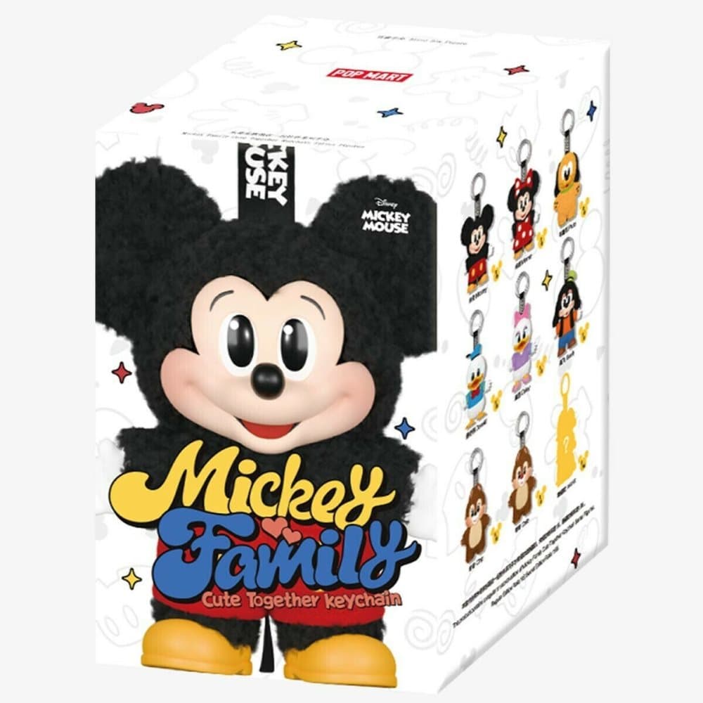 小物・アクセサリー Disney Mickey Family Cute Together Mickey Family Cute Together Keychain - Pop Mart - Officia