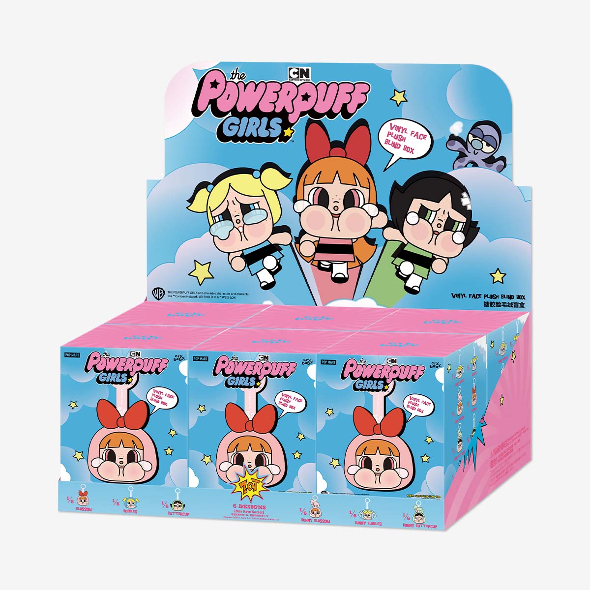 POP MART Labubu Crybaby x Powerpuff Girls Mystery Box – g