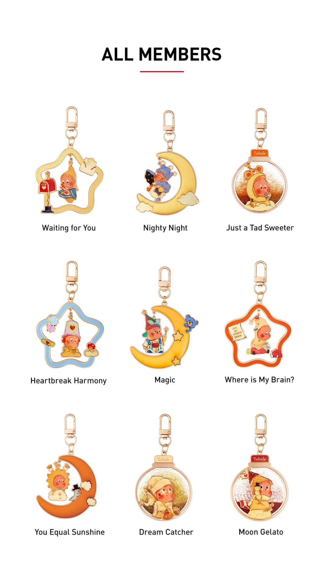 Twinkle Twinkle  - We Are Twinkle Twinkle Nøkkelring - POP Mart