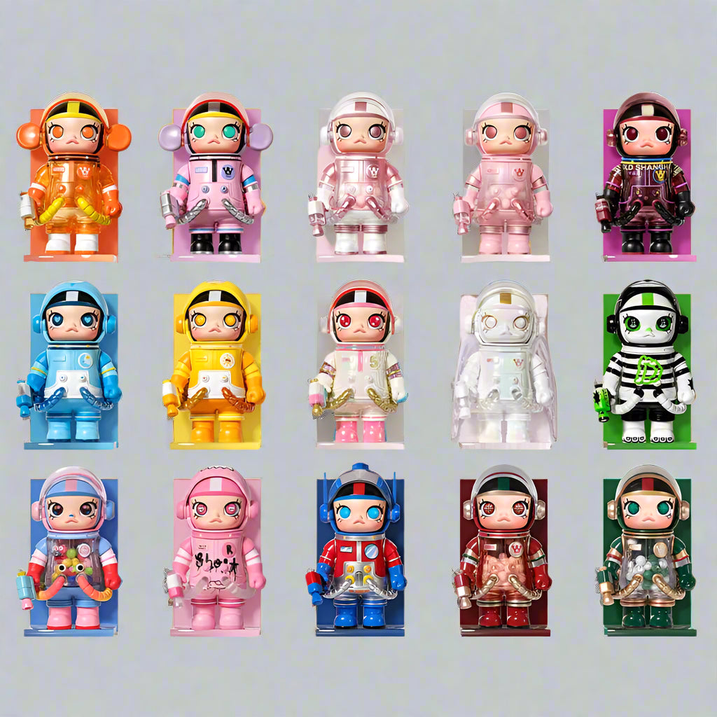 Molly - MEGA SpaceMolly 100% Series 4 - POP Mart - Whole Set/9stk.