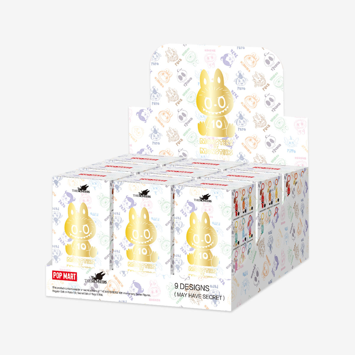 Labubu 10th Anniversary Keychain Whole Set | POP MART - Produc