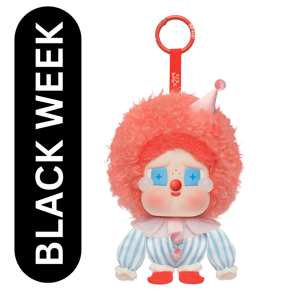 WHY SO SERIOUS シリーズ CRYBABY ぬいぐるみペンダント WHY SO