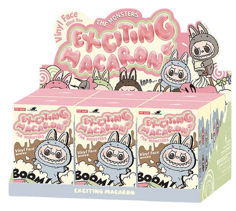 正規品 LABUBU THE MONSTERS Exciting Macaron THE MONSTERS - Exciting Macaron Vinyl Face Blind Box - Blue – ToyIQ