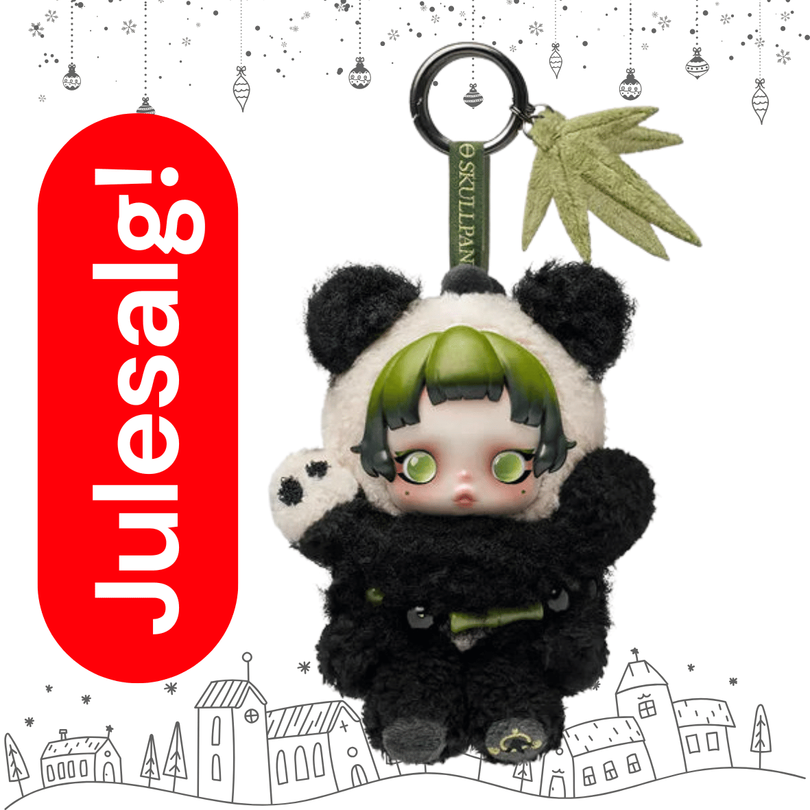 Skullpanda - Lazy Panda Doll Pendant - POP Mart