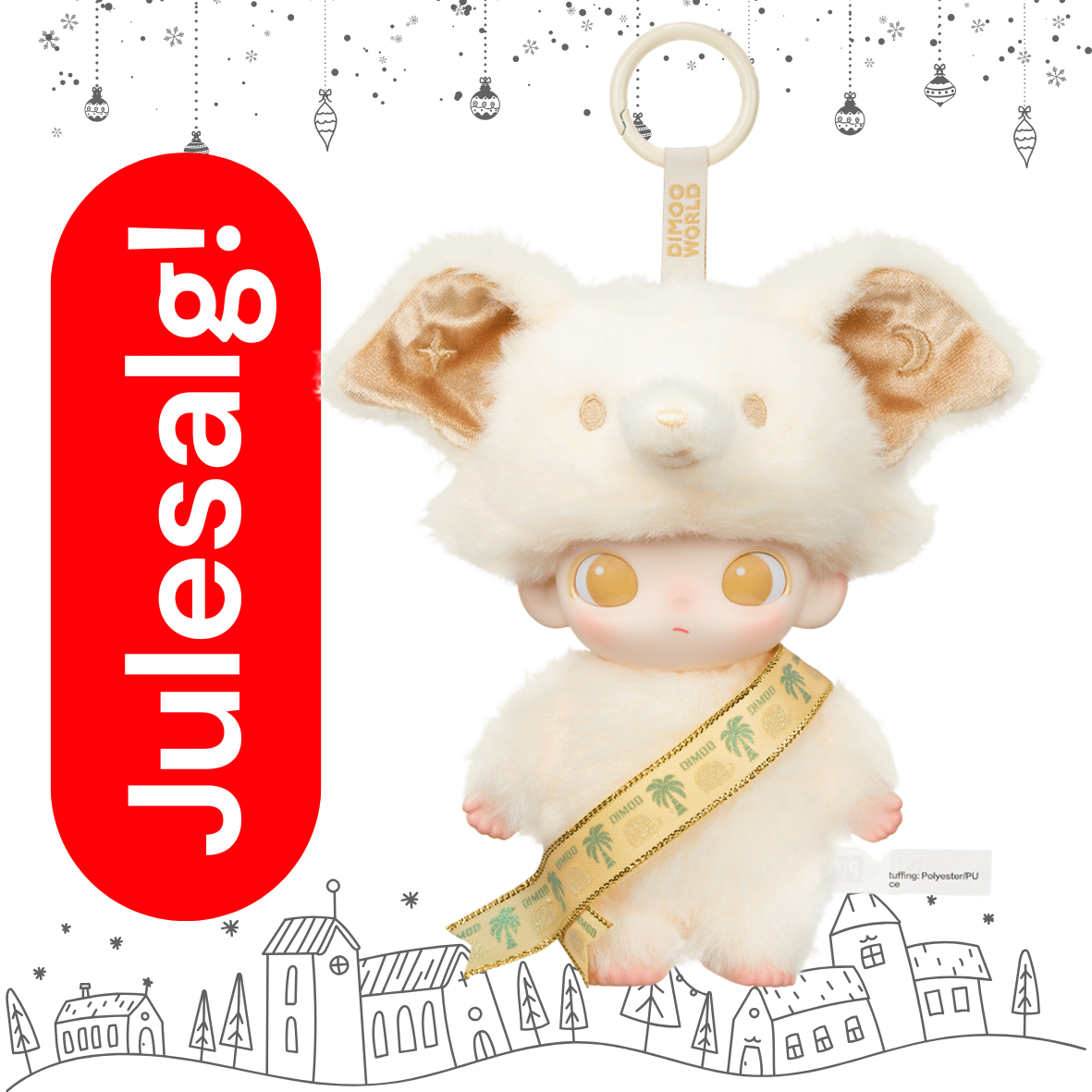 DIMOO - Elephant in Moonlight Blister Pack Keychain - POP