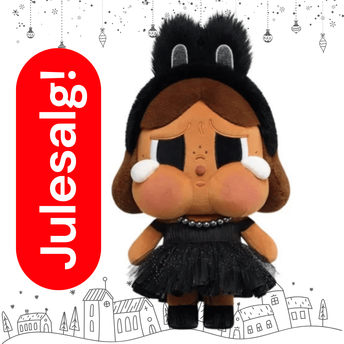 Crybaby - SHINY SHINY SERIES-Plush Doll (Pink/black) 33cm