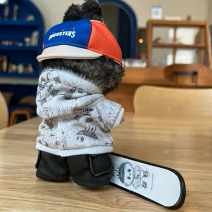 Labubu  - Tøffe klær for Labubu 17 cm