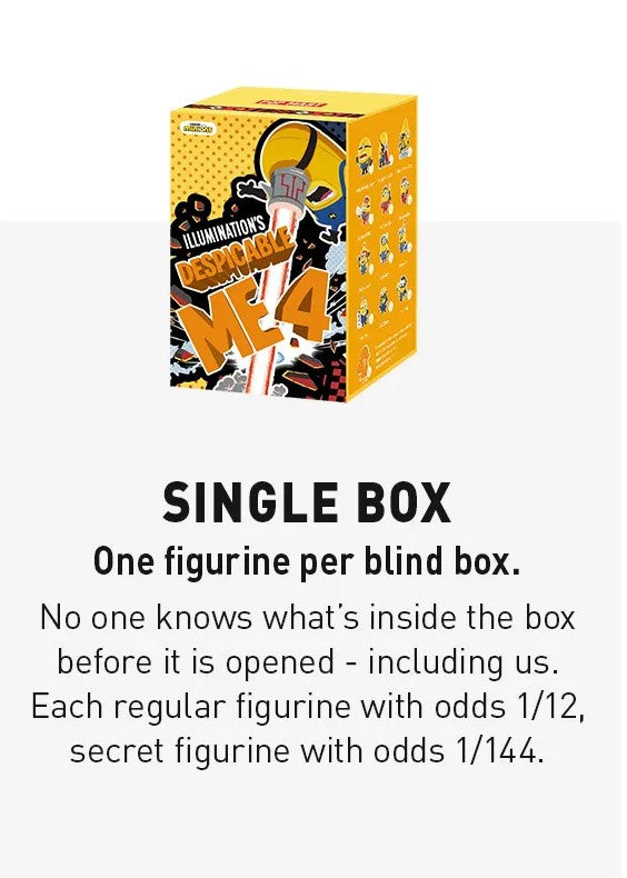 Despicable me 4 - POP Mart