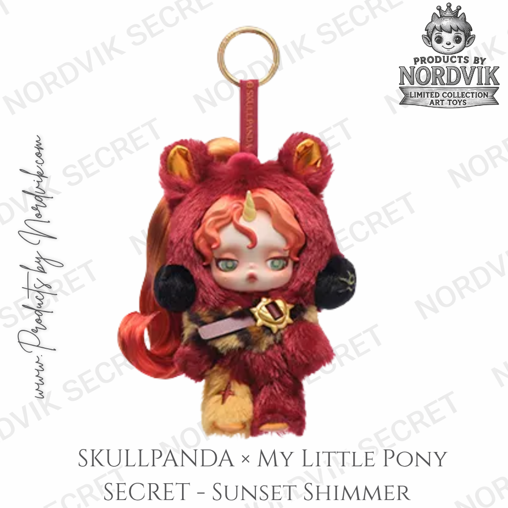 SKULLPANDA × MY LITTLE PONY SUNSET SHIMMER SECRET POP NOW- POP Mart