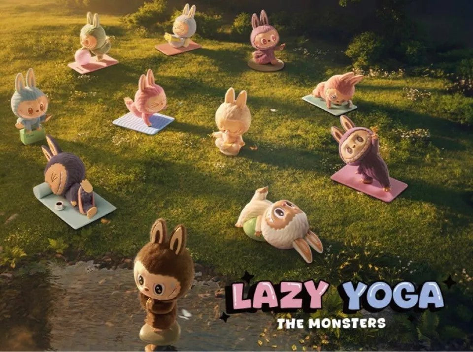 POP MART Original - THE MONSTERS Lazy Yoga Single mystery box.