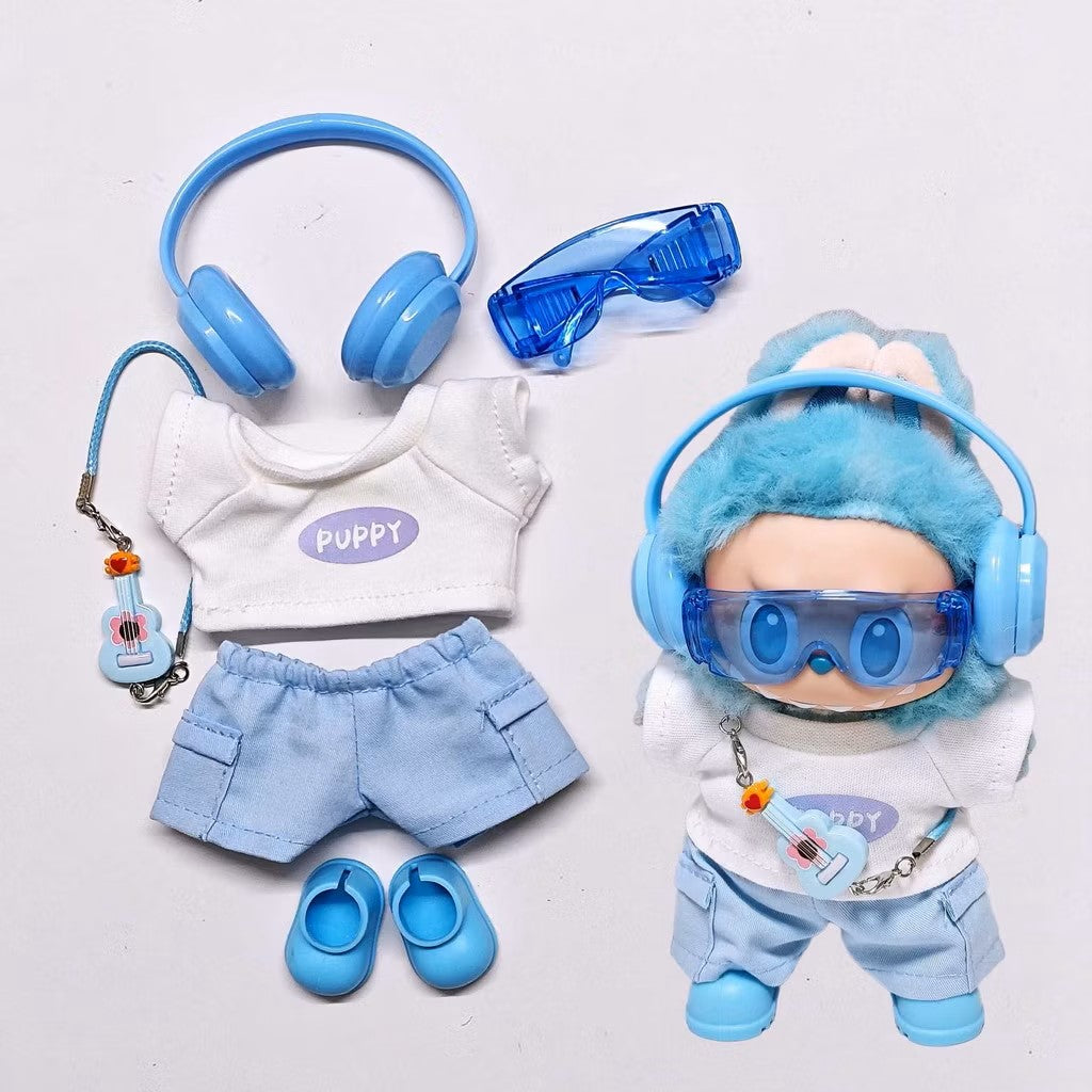 Labubu – Blue Street Edition 17 cm outfit
