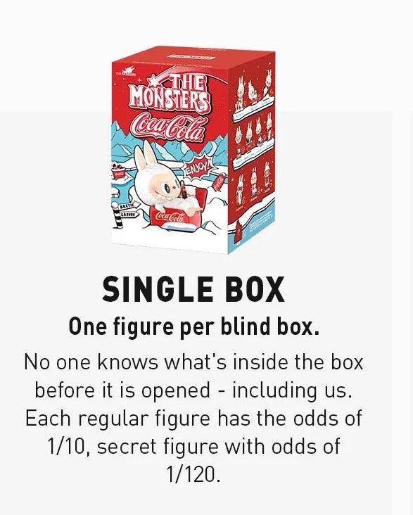 Ekte Labubu – POP MART The Monsters Coca-Cola