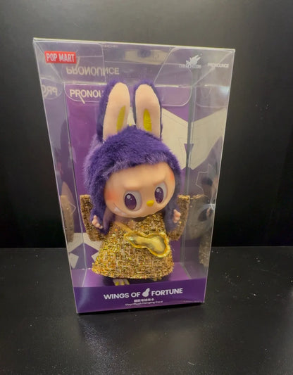 POP MART Original - LABUBU × PRONOUNCE - WINGS OF FORTUNE Vinyl Plush Hanging Card