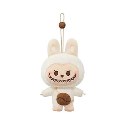 Labubu POP BEAN Coffee Factory Plush Pendant - POP MART