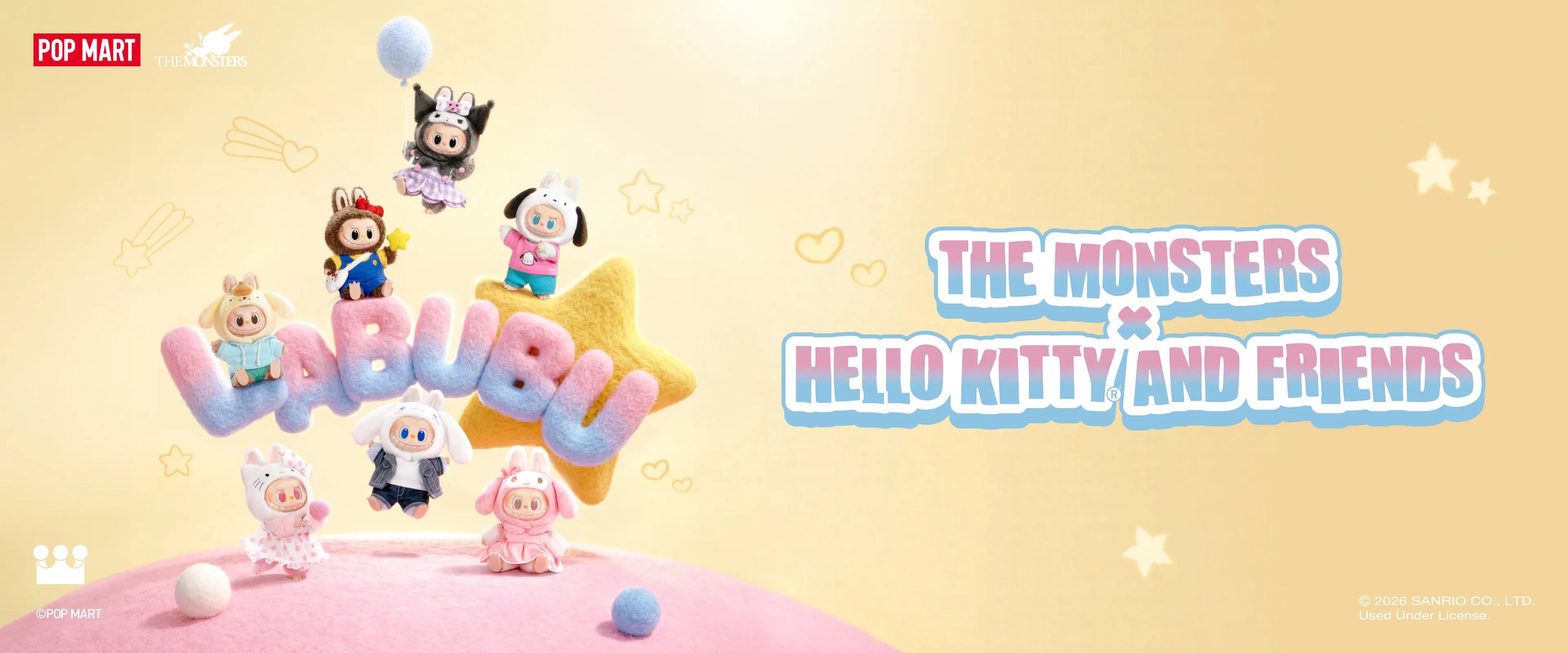 Labubu - THE MONSTERS × HELLO KITTY AND FRIENDS