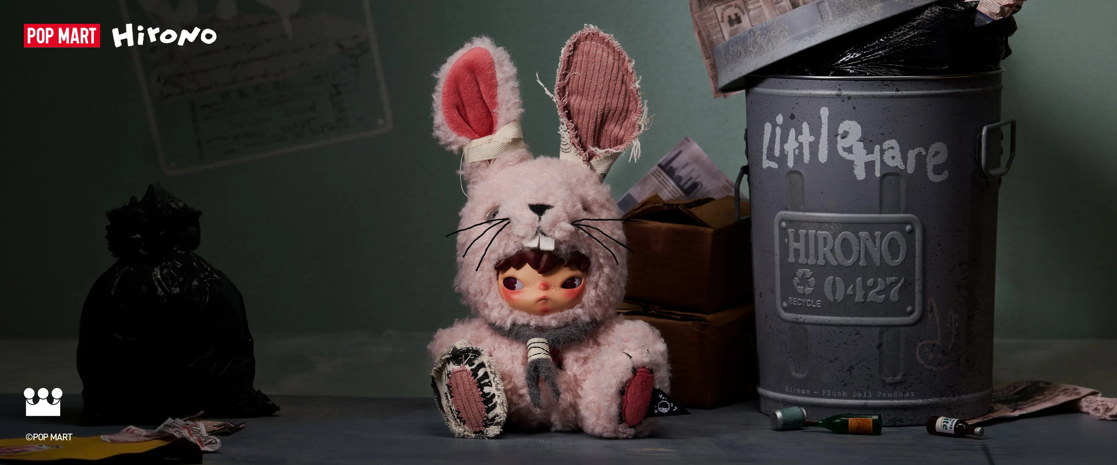 Hirono - Little Hare Plush Pendant - POP MART