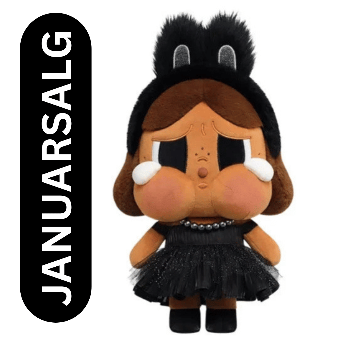Crybaby - SHINY SHINY SERIES-Plush Doll  black 33cm - POP Mart