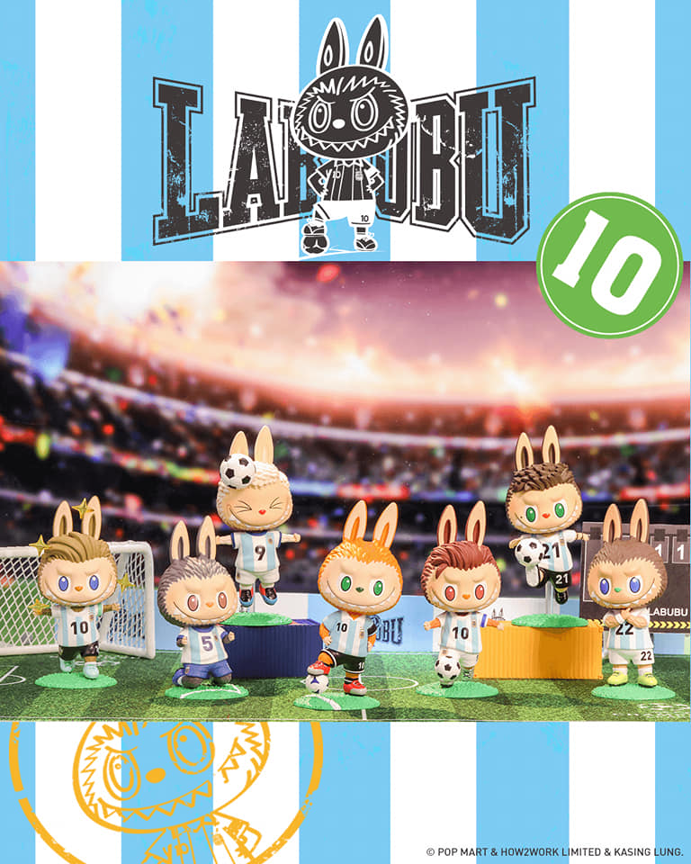 Lionel Messi Argentina - Labubu - Kasing Lung x POP MART