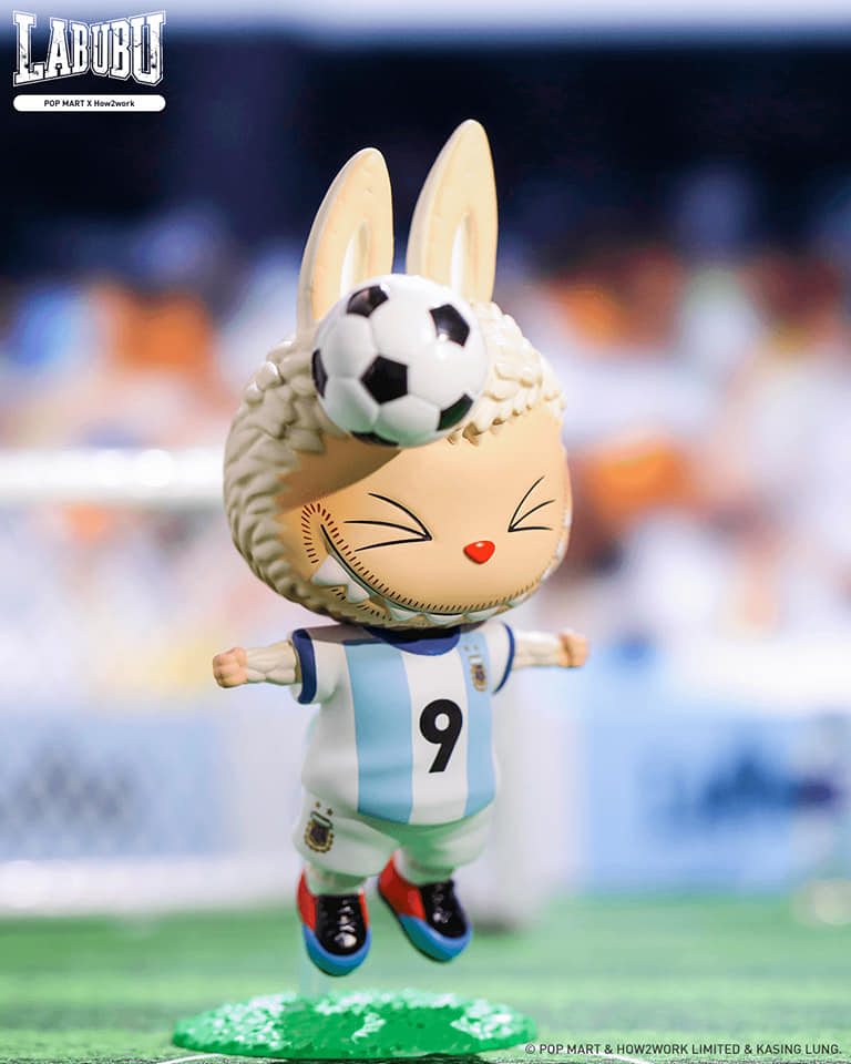 Lionel Messi Argentina - Labubu - Kasing Lung x POP MART