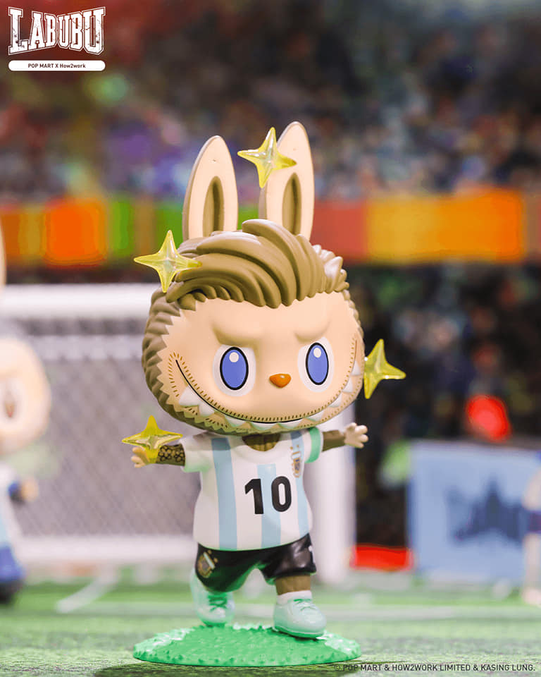 Lionel Messi Argentina - Labubu - Kasing Lung x POP MART