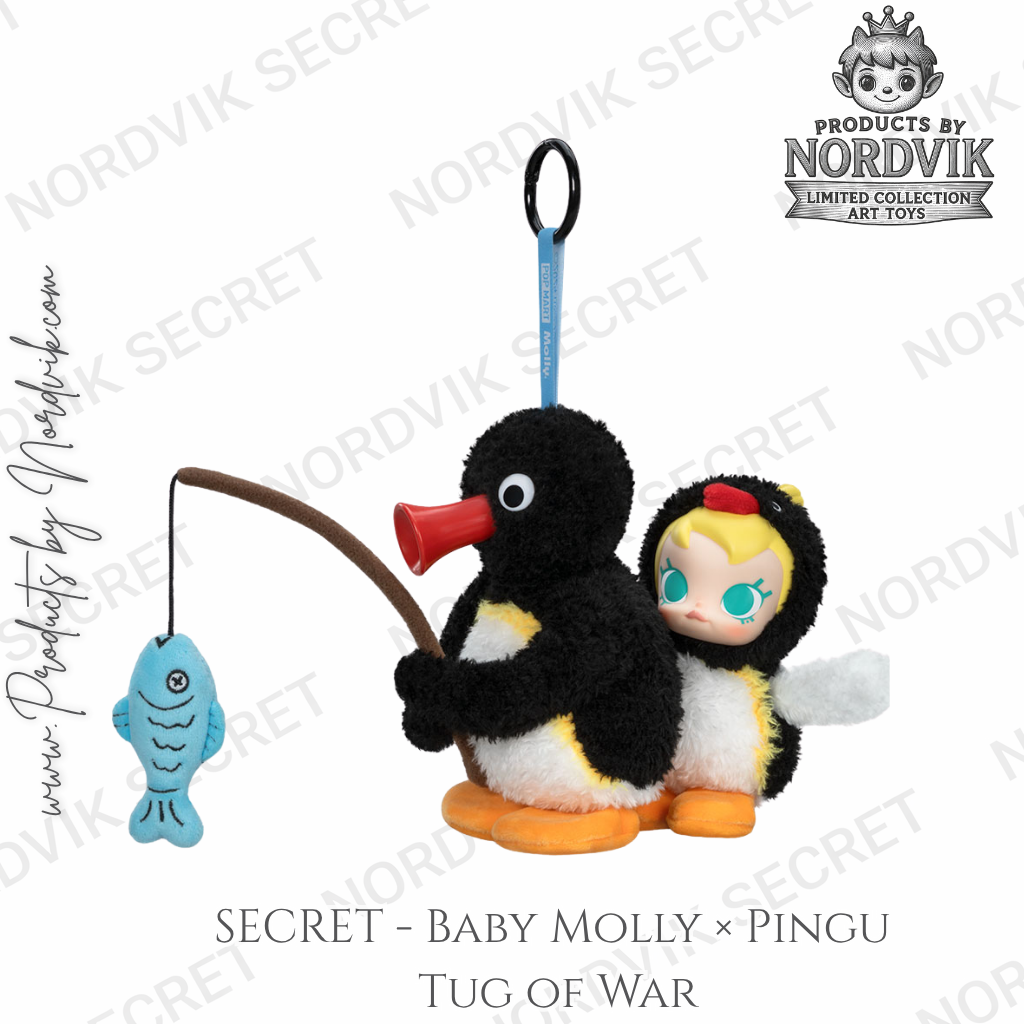 Molly - Baby Molly × Pingu Happy Fishing Secret Tug of War (Secret) - POP Mart