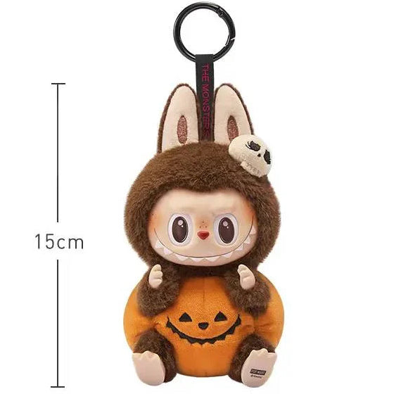 Labubu - Sitting Pumpkin Vinyl Plush Pendant - POP Mart