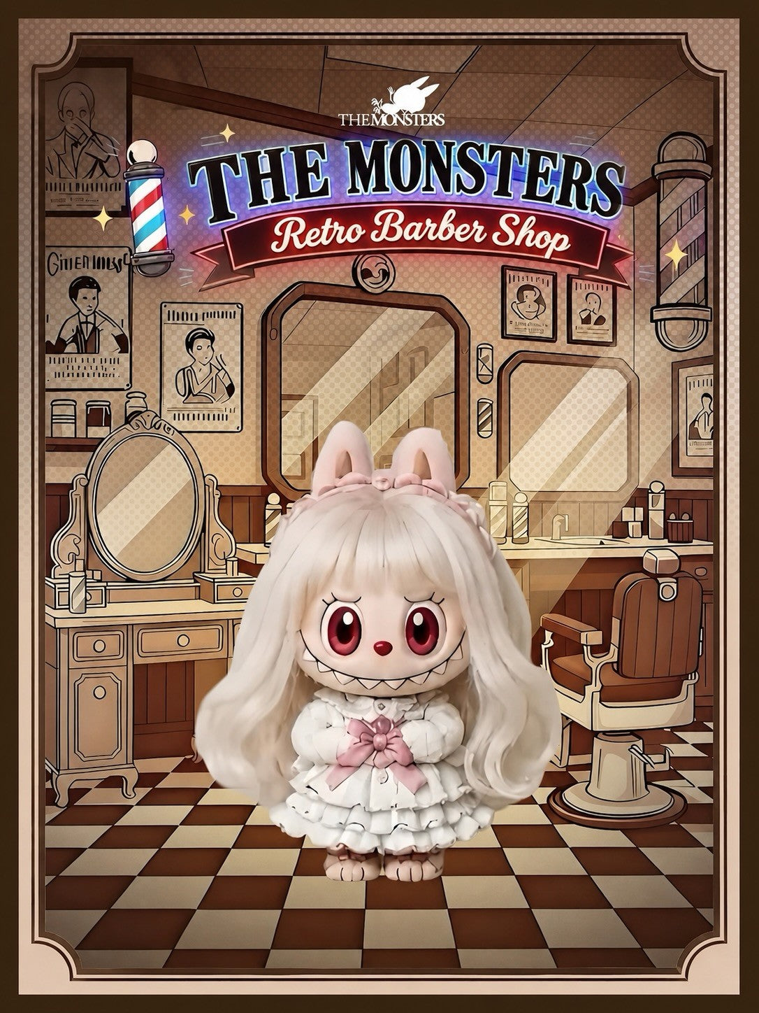 Labubu - Retro Barber Shop - POP MART