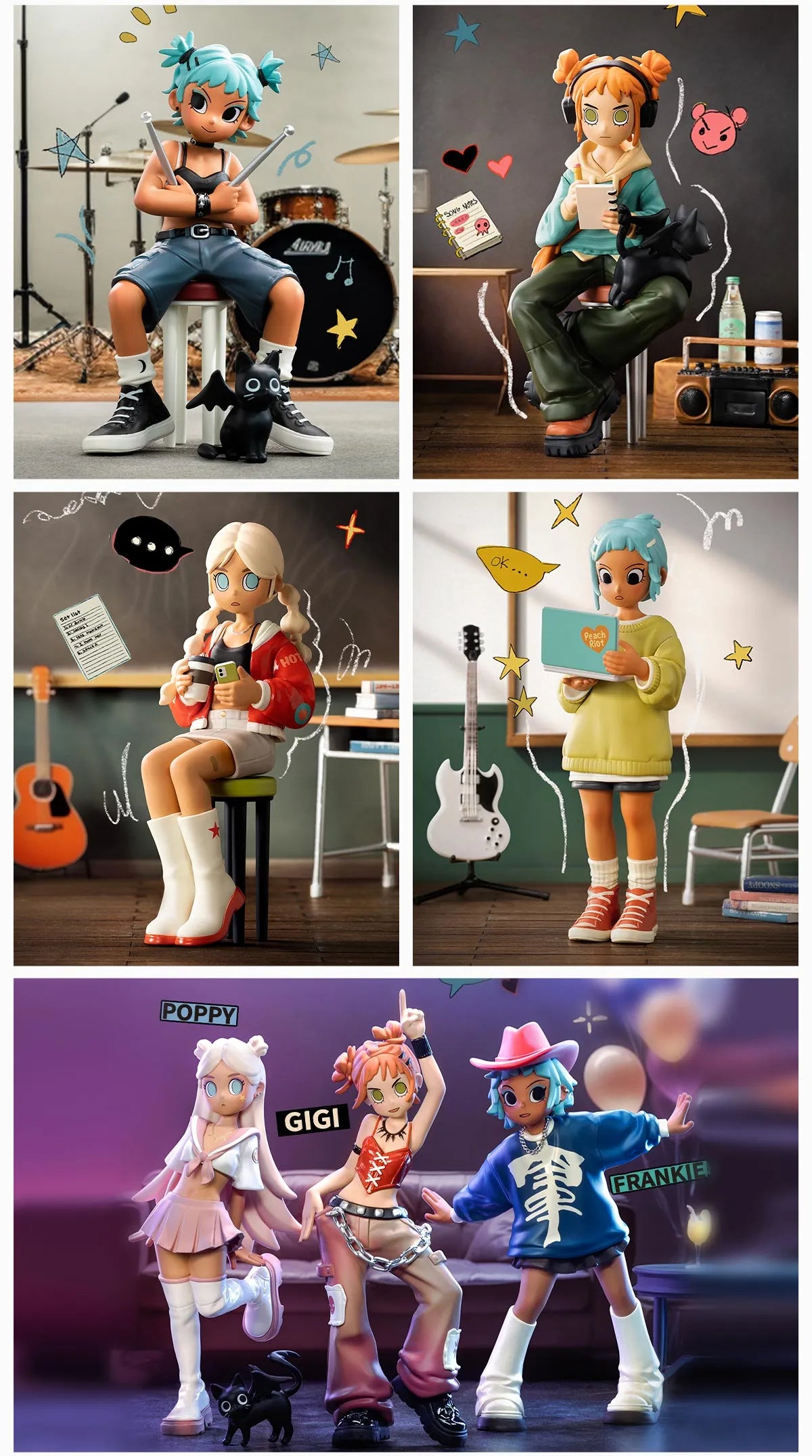 PEACH RIOT -  Rise Up Series Figures - POP MART