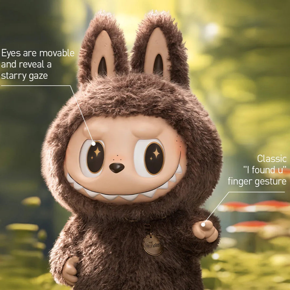 ZIMOMO ORIGINAL ぬいぐるみ Zimomo Original 茶色 ぬいぐるみ ZIMOMO