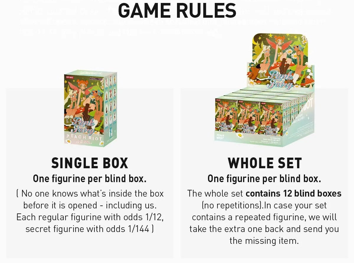 PEACH RIOT -  Punk Fairy Series Figures - POP Mart -Products By Nordvik