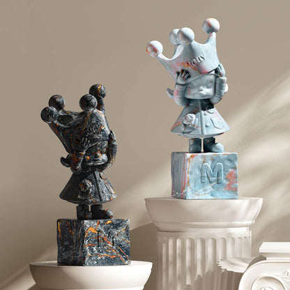 𝐌𝐎𝐋𝐋𝐘 𝐀𝐧𝐧𝐢𝐯𝐞𝐫𝐬𝐚𝐫𝐲 𝐒𝐭𝐚𝐭𝐮𝐞𝐬 𝐂𝐥𝐚𝐬𝐬𝐢𝐜𝐚𝐥 𝐑𝐞𝐭𝐫𝐨 𝟐 𝐒𝐞𝐫𝐢𝐞𝐬 - POP Mart