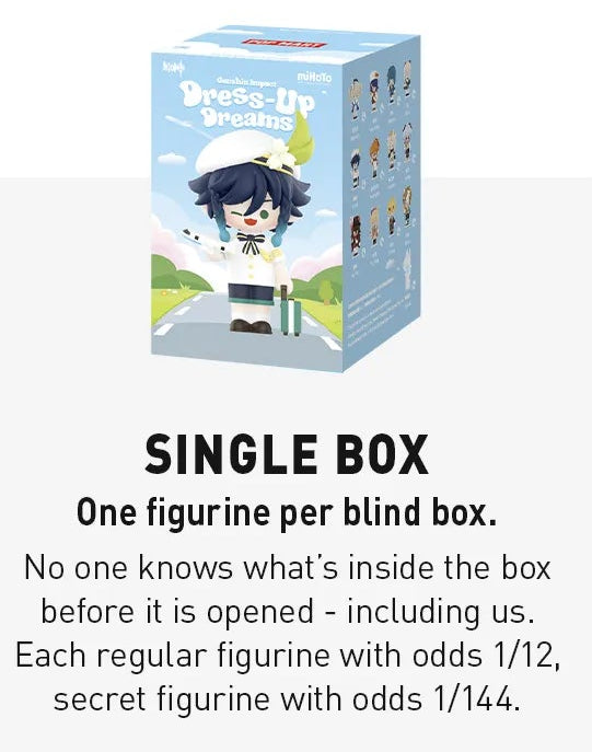 Genshin Impact Dress-Up Dreams Themed Chibi Series Figures