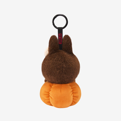 Labubu - Sitting Pumpkin Vinyl Plush Pendant - POP Mart