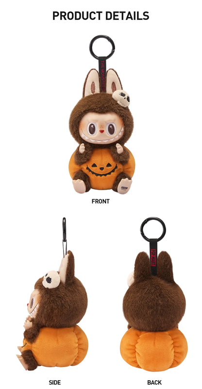 Labubu - Sitting Pumpkin Vinyl Plush Pendant - POP Mart