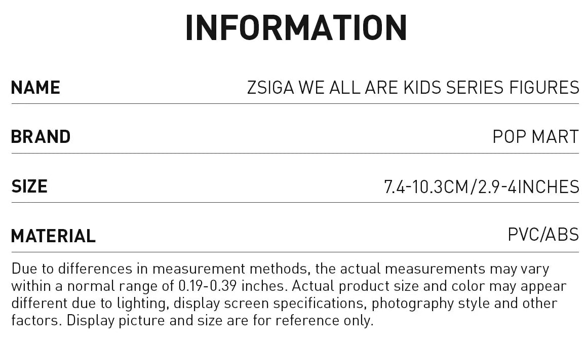 Zsiga – We All Are Kids Series Figures - POP MART - Products by Nordvik