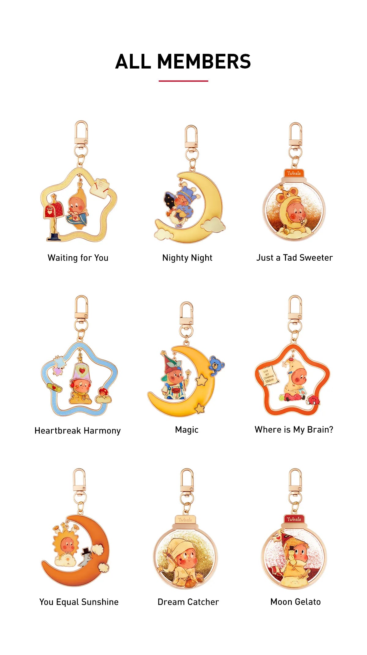 Twinkle Twinkle  - We Are Twinkle Twinkle Nøkkelring - POP Mart