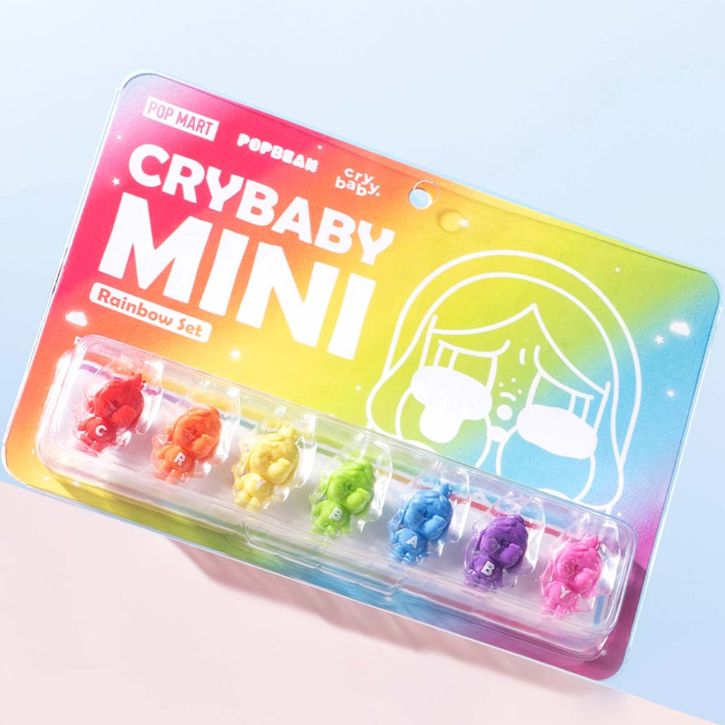 Crybaby -  POP BEAN CRYBABY Rainbow set - POP Mart