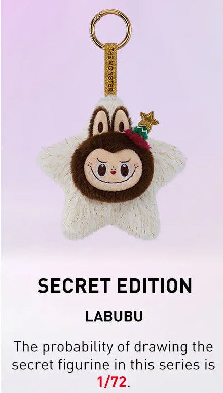 Labubu -THE MONSTERS Classic Series-Sparkly Plush Pendant Blind 