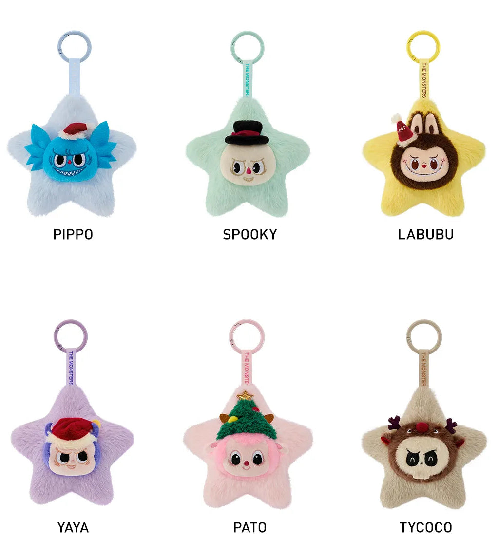 Labubu -THE MONSTERS Classic Series-Sparkly Plush Pendant Blind 