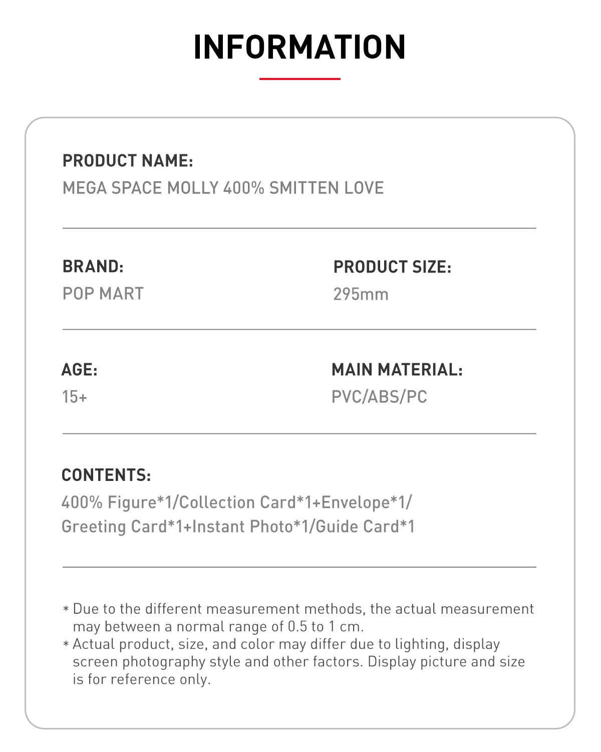 Molly -  MEGA Space Molly 400%  - POP Mart