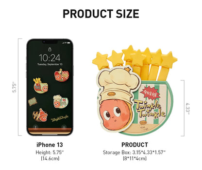 Twinkle Twinkle Be a Little Star Series-Magnetic Sealing Clip Storage - POP Mart