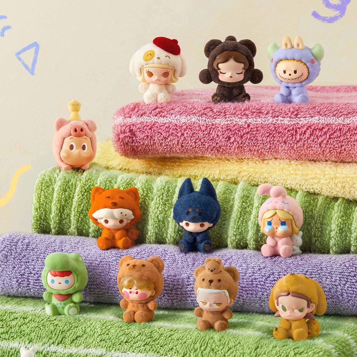 Labubu mm. - POP BEAN Pajama Cross Dressing Series ! - POP Mart