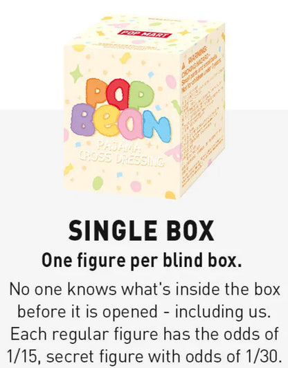 Labubu mm. - POP BEAN Pajama Cross Dressing Series ! - POP Mart