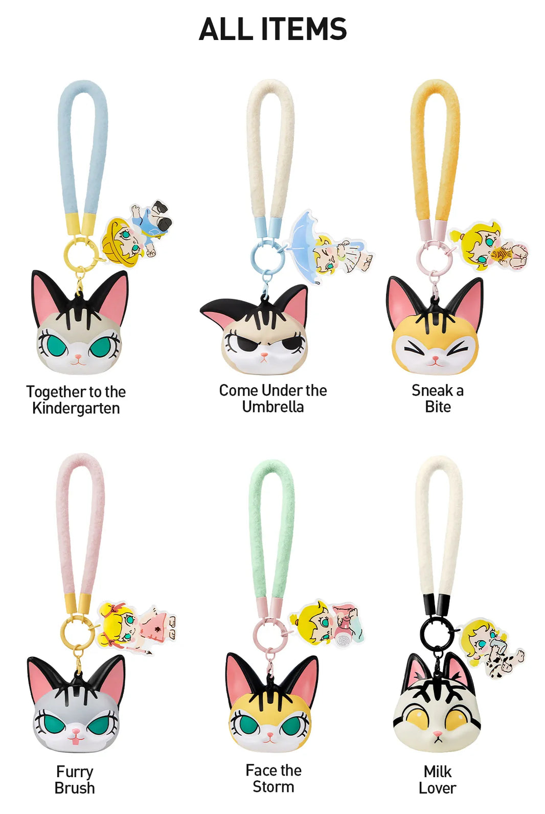 Molly - Baby MOLLY Baby Tabby Squishy Charm Blind Box - POP Mart