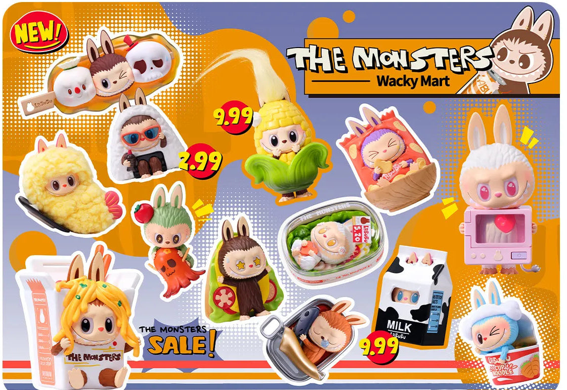 Labubu - The Monsters Wacky Mart Figures - Pop Mart