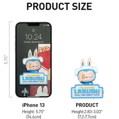 Labubu - THE MONSTERS Wacky Mart Kjøleskapsmagneter med lys- POP Mart