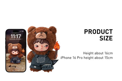 POP MART Original - Hirono Living Wild-Fight for Joy Plush Doll